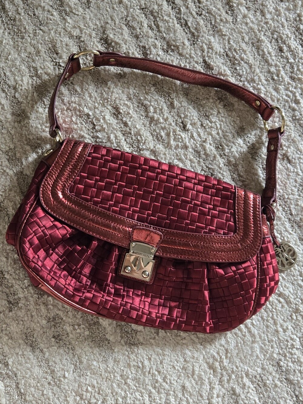The Sak Red Woven Purse